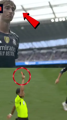 Dean huijsen reçoit le carton rouge le plus controversé de la saison #footballtiktok #Realmadrid #huijsen #rouge #today 