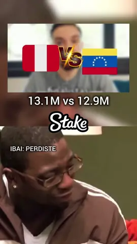 Ibai anunciando como ganador a perú #ibai #ibaillanos #peru #venezuela #mundialdedesayunos 