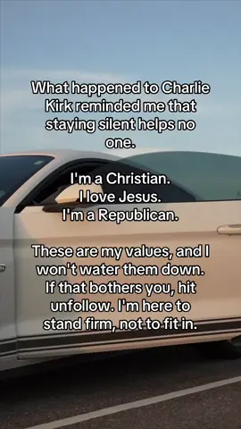 Stand firm on what you believe in