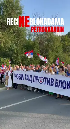 Novi Sad je danas glasno rekao NE blokadama! #obojenarevolucija #srbija #setnja #novisad #beograd