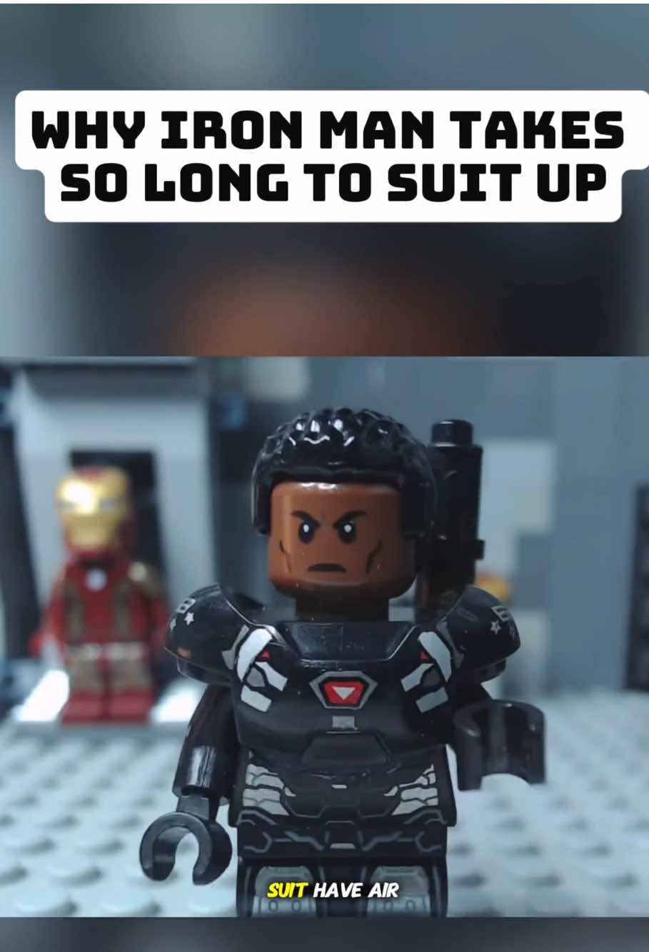 Why Iron Man Takes So Long To Suit Up (Lego Stop Motion) | Part 2 #lego #legotiktok #legobuild 
