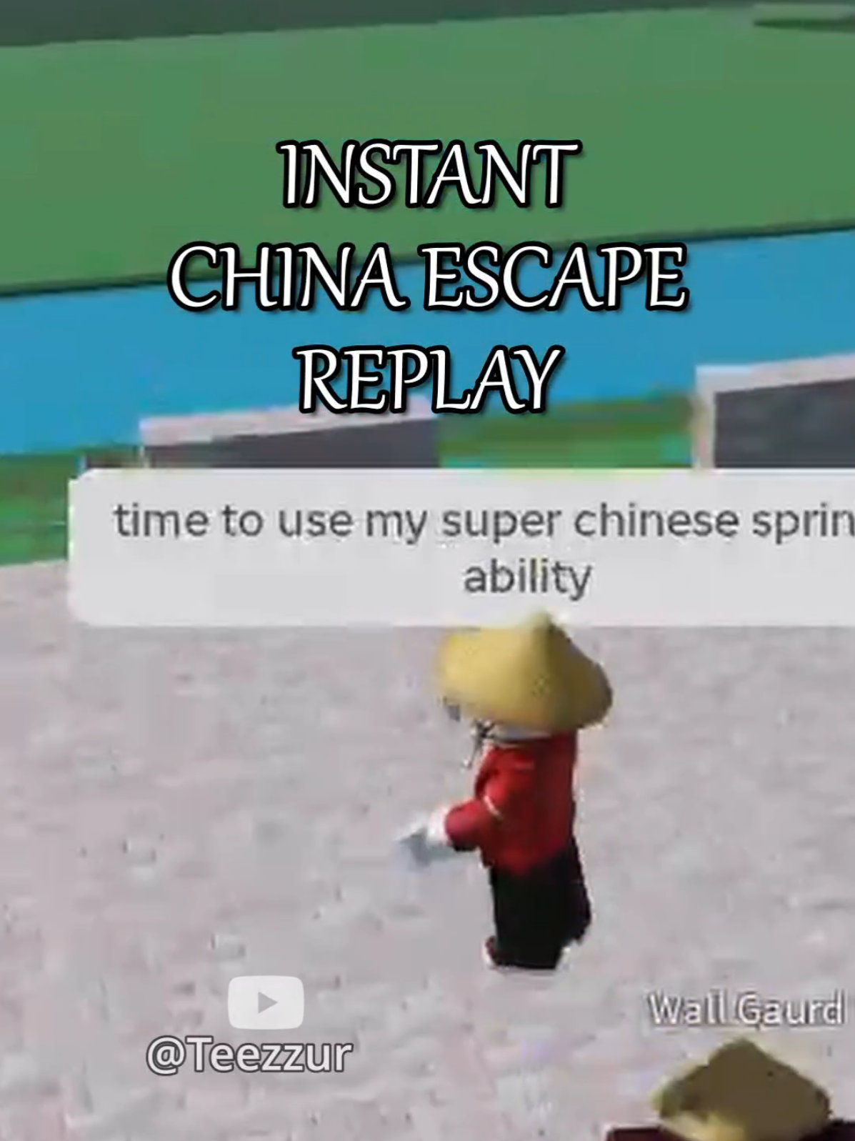 How to escape China in ROBLOX (real life applicable) 🥢🇨🇳 #roblox #robloxmemes #memes #funny #rblx 
