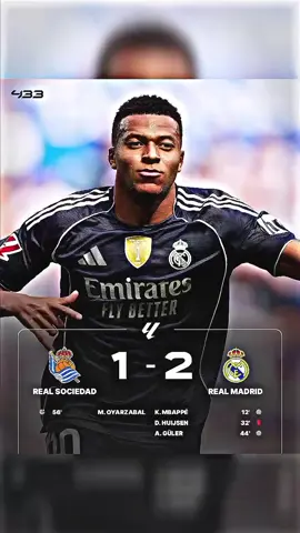 FT: Real Sociedad vs Real Madrid (1-2),Infokan Lawan sepadan Buat KING Madrid,Btw Mbappé Gacor Parah🥶🔥 #realmadrid #realsociedad #footballedit #foryoupage #fypppppp 