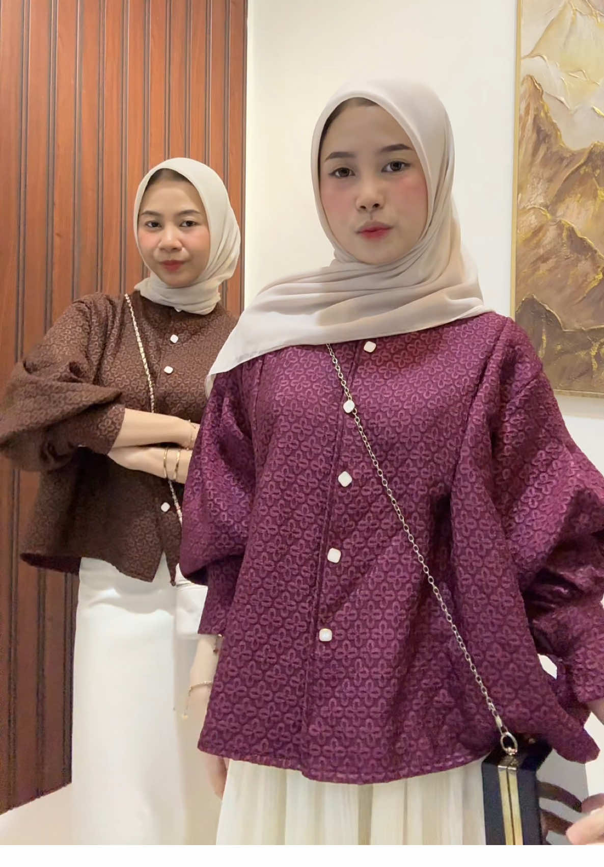 Blouse @fatunhijabs 🤍