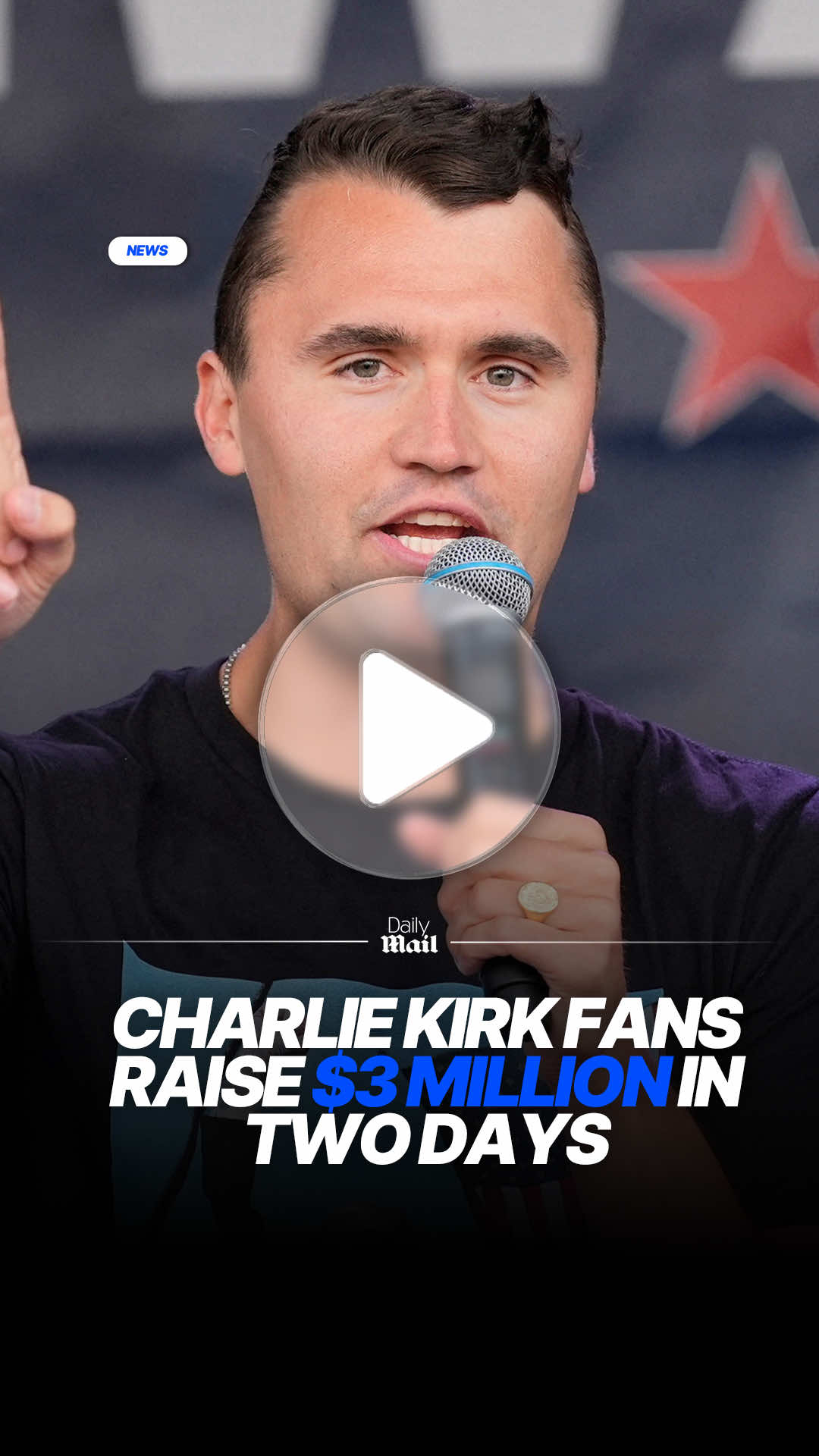 Charlie Kirk supporters have rallied around his grieving family, raising an astonishing $3 million in less than 48 hours to support his widow, Erika, and their two young children. The fundraiser, hosted on Christian crowdfunding platform GiveSendGo, was launched by Tucker Carlson's nicotine pouch company, ALP Pouches, which pledged the first $1 million. Read more at DailyMail. #news #politics #charliekirk #tuckercarlson 