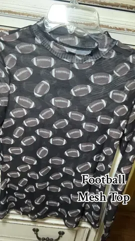 Let’s goooo!!! This mesh top for all my football lovers 🏈 #meshtop #mesh #footballtop #footballseasonisback #tiktokmademebuyit 