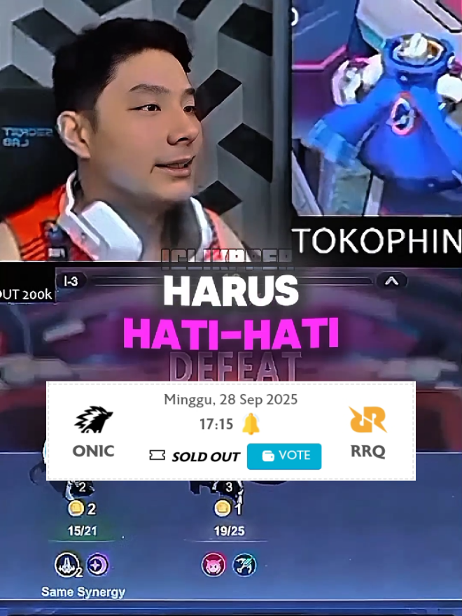 Onic Harus hati-hati di Leg ke-2??😳😳 @mpl.id.official  @playmagicchessgogoid  #MCGG #MagicChessGoGo #MRSS3 #MCGGRisingStars #planofpublisher 