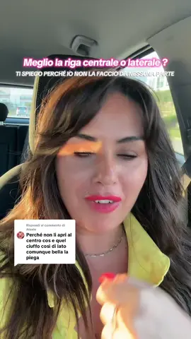 Risposta a @Alealu Lasciare i capelli piu’ “liberi”di esprimersi ha tantissimi vantaggi sul lungo termine:  ✅Meno stress per cuoio capelluto e capelli (meno diradamenti) ✅Risultati meno costruiti e impostati  ✅Meno necessità di insistere con pettini, spazzole,ferri o calore  Riga centrale o laterale quindi?RIGA LIBERA RAGAZZE!💆🏻‍♀️Ditemi la vostra nei commenti👆 #veronicahaircare #consiglicapellisani #routinecapelli #capellisaniebelli #piegacapelli 