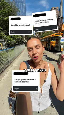 Kako varno se js počutim v NYC? Zelo! Verjamem, da to mnenje lahko zelo varira od posameznika do posameznika in vpliva od tega kje si nastanjen, kakšne aktivnosti izvajaš, katere dele obiskuješ, se veliko voziš s podzemno mogoče. Iskreno nevem. Preden sem prišla sem, sem slišala take stvari o New Yorku, da sem mislila, da tukaj pa res vidiš in doživiš vse možno, ampak jaz sem doživela precej hujšo revščino v Napoliju, Parizu. Prav tako od malce bolj 