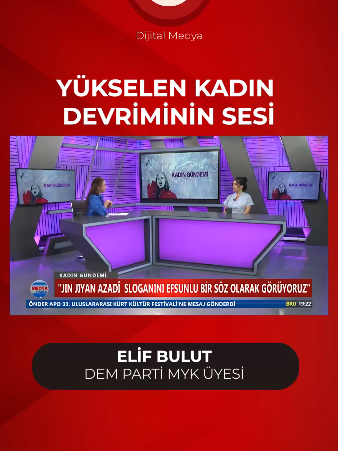 KÜRT KADINLARININ ÇIĞLIĞI YÜKSELEN KADIN DEVRİMİNİN SESİ OLDU 🗣️DEM Parti MYK Üyesi Elif Bulut: 📌Jin Jiyan Azadî, uğradığımız tüm haksızlıklara karşı birleştirici güç oldu. #kadınlar #kürt #kürtkadınlar #jinjiyanazadi💜 #iran #keşfetteyizzz #barış #çözüm