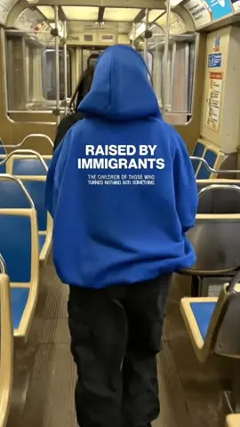 The best hoodie now | Raised by Immigrants 🔥 #immigrant #immigrants #immigrantparents #immigrantsmakeamericagreat #immigration 