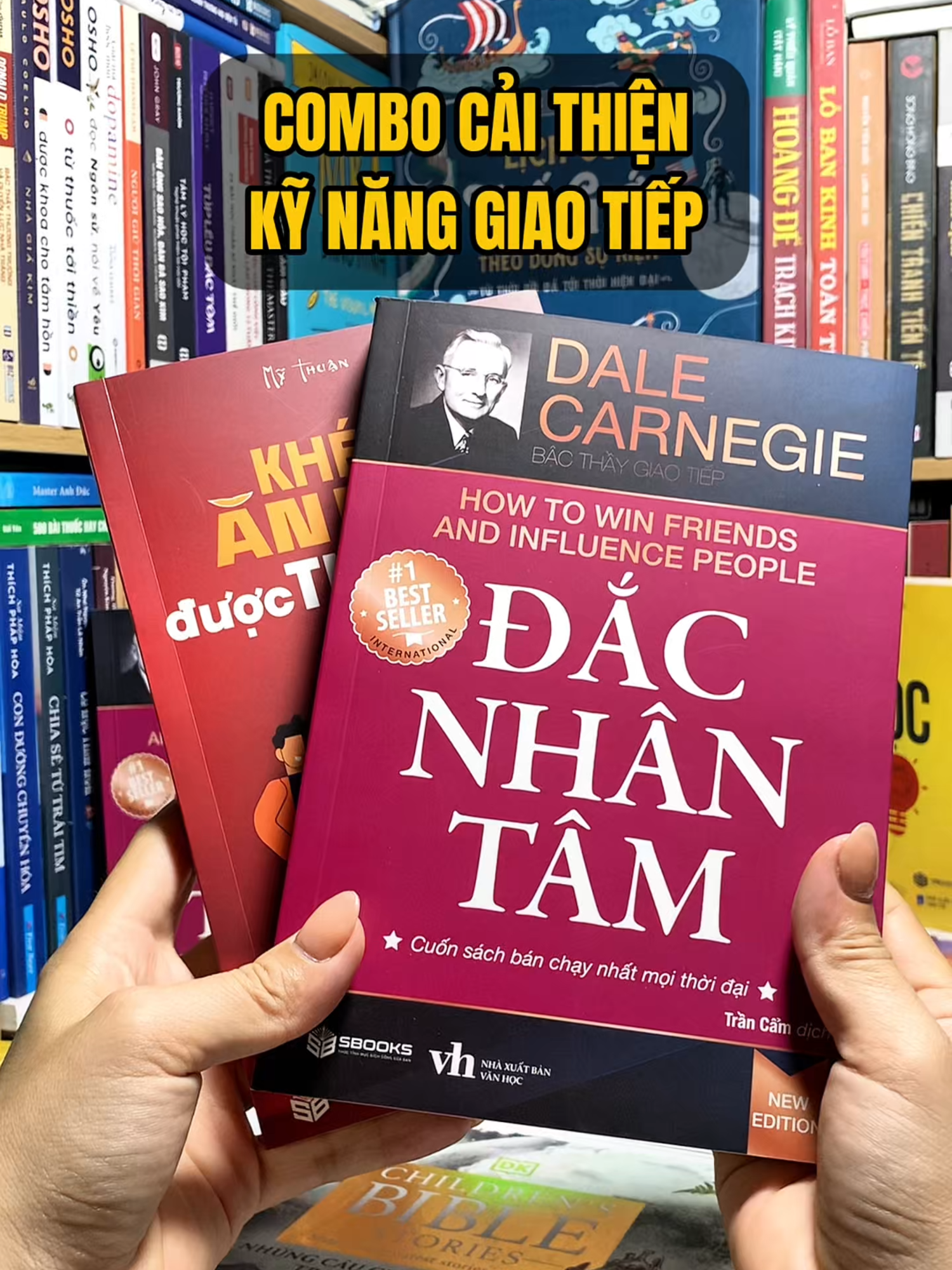 Đắc Nhân Tâm và Khéo Ăn Nói Được Thiên Hạ, Combo 2 cuốn rèn luyện và cải thiện kỹ năng giao tiếp, một trong những kỹ năng mềm mà bất kỳ ai cũng cần có #anhsangtrithuc1 #sachhay #sach #sách #books #BookTok #dacnhantam #kheoannoiseduocthienha