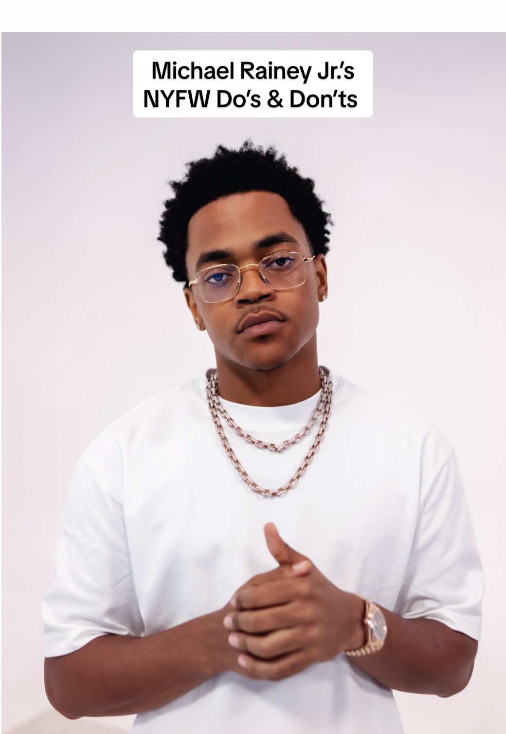 @Michael Rainey Jr 🇯🇲 breaks down his fashion week do’s and don’ts during NYFW, fresh off launching his 70s-inspired collection with BoohooMAN.🕺👖 #michaelraineyjr #poweruniverse #NYFW #NYFW2025 #fashionweek