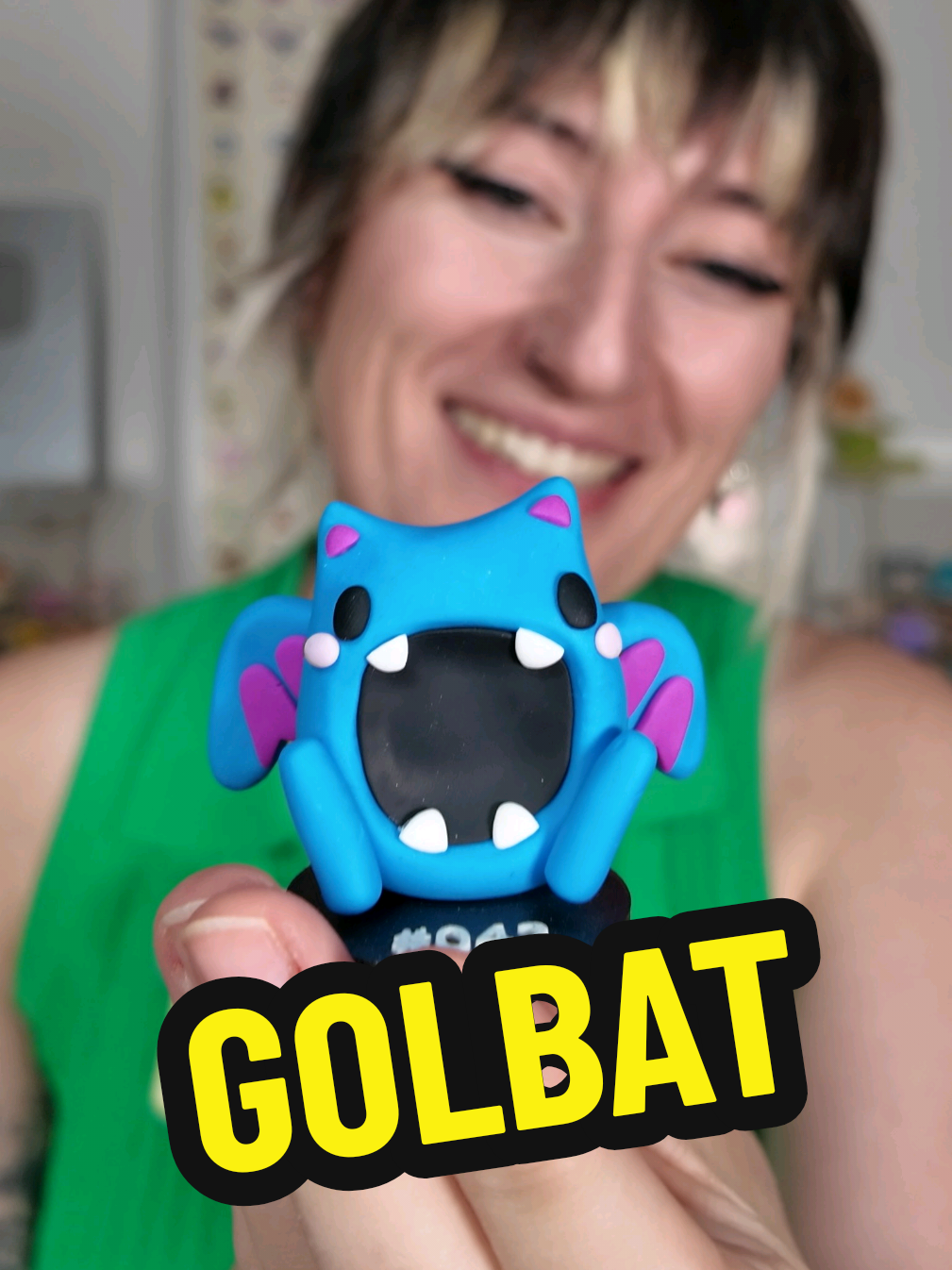 Nuevo miedo desbloqueado! 😱 ¿Alguna vez te ha pasado? Al menos me ha servido de excusa para hacer una nueva figura de la colección de la primera generación Pokémon 🦇💖 #pokemon #polymerclay #DIY #artistsoftiktok  #storytime 