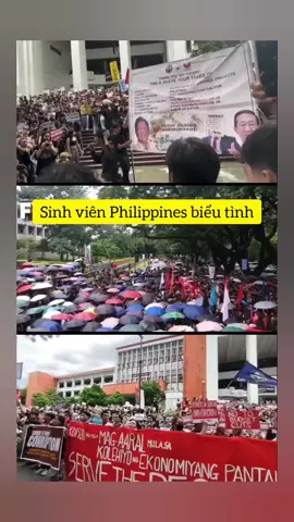 Sinh viên Philippines biểu tình chống tham nhũng #tintuc #travelnews #bieutinh #philippines 