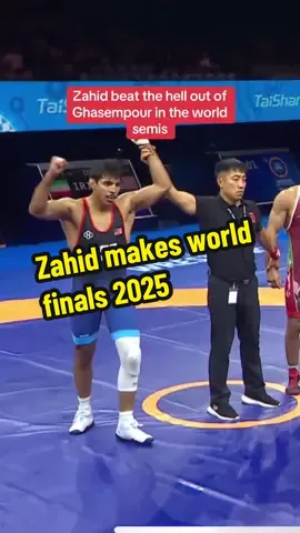 Follow for more wrestling. @z_money_97 is in the world finals after a dominant run through the semi’s! He beat 2 time world champion Ghasempour of Iran in the semi finals. #wrestling #wrestler #wrestle #worldchampion