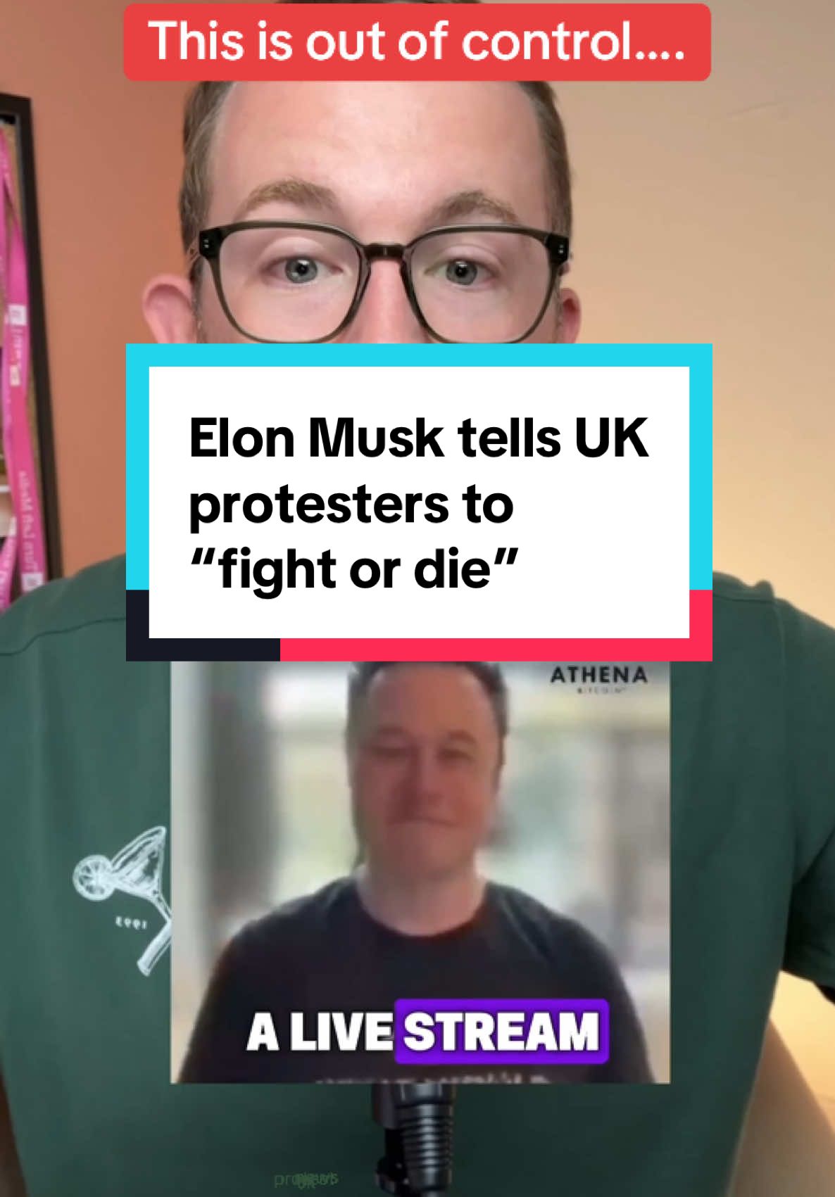 The protests / marxh in the UK has become violent today and Elon Musk was a specialist guest live streamed into the protestors essentially telling people they have no choice but to do this and the UK News is barely covering this story #news #fyp 