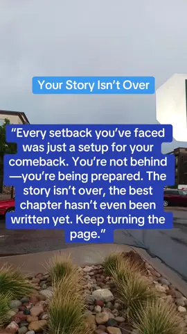 Your setback is just a setup for a MAJOR comeback 🔥 #ComebackSeason #KeepPushing #NeverGiveUp #YourStoryIsNotOver #GrowthMindset