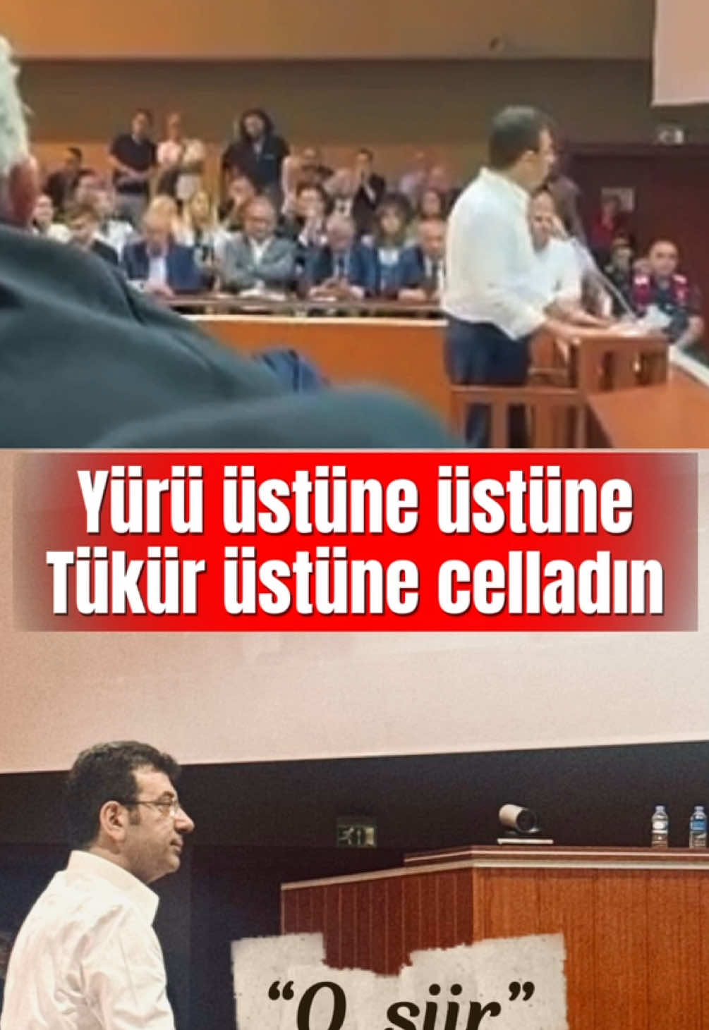 13. Cumhurbaşkanı adayımız Ekrem İmamoğlu çok anlamlı bir şiir okudu. “O, şiir.” Yürü üstüne üstüne, tükür üstüne celladın…  @ekremimamoglu  Devamını dinleyin. Ve aklınızda kalan en anlamlı dizeleri yoruma yazın.