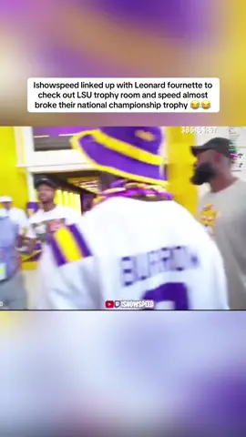 #ishowspeed #fyp #lsu #Leonardfournette #ishowspeedclipz 