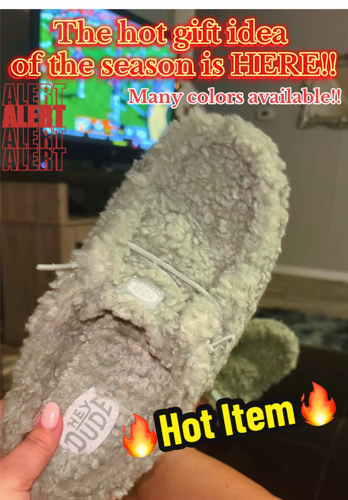 I have found my new favorite slippers and they come from @HeyDude so many colors to choose from! These will sell out so grab your size and color quick! What a great gift idea!!! These are so comfy!! #heydudeshoes #tiktokcreatorpicks #tiktokshopcybermonday #giftideas #tiktokshopblackfriday 