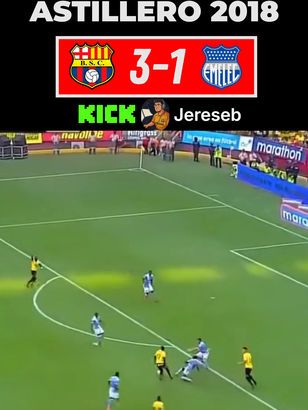 BARCELONA GANA 3 A 1 EL CLASICO DEL ASTILLERO 2018 !! #bsc #barcelona #barcelonasc #barcelonacampeon #ligaproec #ligaproecuador #barcelona2018 #videoretro #copalibertadores #Libertadores