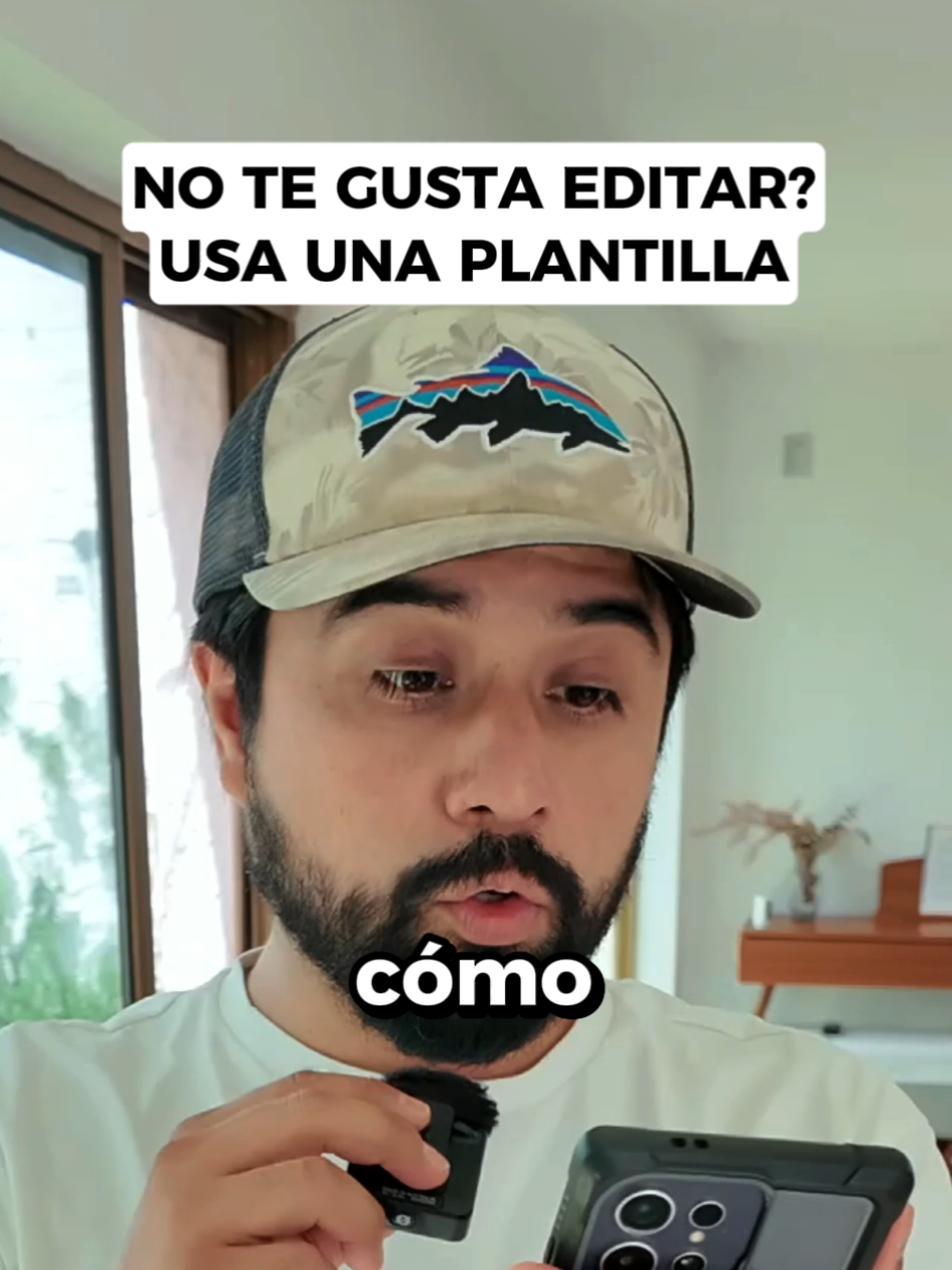 como usar una plantilla de tiktok