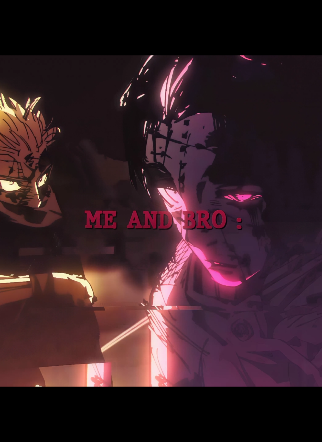 me and bro🔥 #jjk #jujutsukaisen #itadori #yuta #mangaedit 