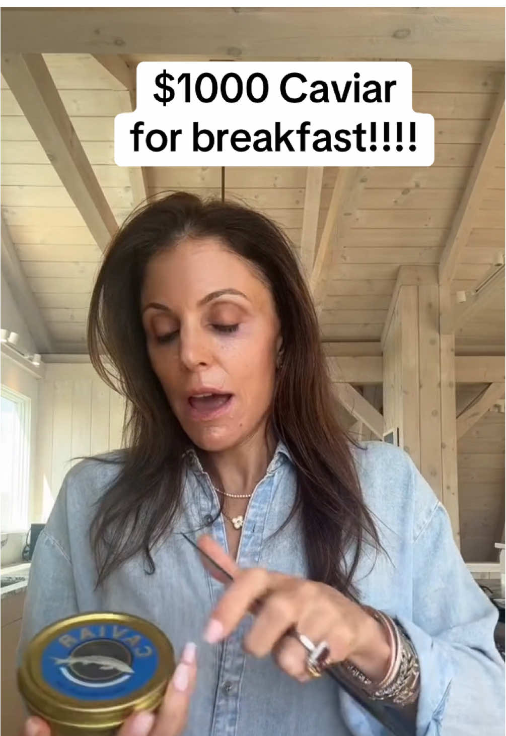 Unfortunately, I do love $1000 caviar for breakfast.
