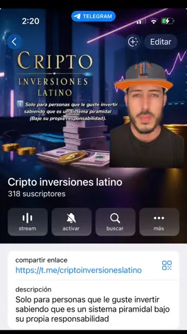 Cripto inversiones latino únete 