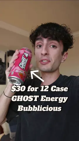 Get GHOST's Strawberry Splash energy drink cans today for a great price! #creatorsearchinsights #GhostEnergy #EnergyDrinks #BubbliciousStrawberrySplash #NaturalCaffeine 