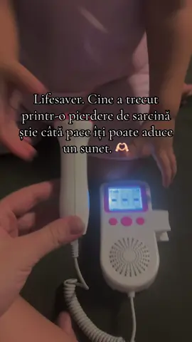 Lifesaver pentru mamele cu anxietăți… Cine recunoaște aparatul? #pregnancytiktok #pregnancylossawareness #miraclebaby #pregnancysupport #momlife