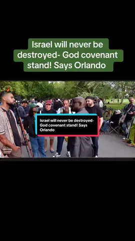 Israel will never be destroyed- God covenant stand! Says Orlando #islamvschristianity #islamic_video #orlando #islamictraining #speakerscorner 