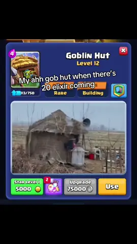 Gob hut irl #clashtok #clashroyalememes #fyp #foryoupagе #dontflop 