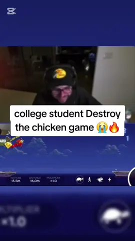 college student destroy the chicken game 😭🔥