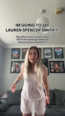 ADVICE FOR CONCERTS WITH POTS!!!! #pots #chronicillness #laurenspencersmith #theartofbeingamesstour #posturalorthostatictachycardiasyndrome 