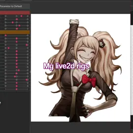 I rlly wanted to share them since In the edits you can’t really see all I did. I just started using live 2d so I’m excited to learn more!  - #live2d #animation #danganronpa #danganronpaedit #tweening 
