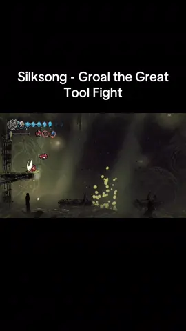 This is in Act II. This fight got me so frustrated, but the strategy that worked for me involved using the Architect Crest for multiple tools and being able to create more tools using silk. I used the Plasmium Phial nine times which gave me the self-healing factor to get through the awful run back and the gauntlet at the start of the battle. The Cog flies helped mow down the gauntlet and from there I just had to wait for the boss to spawn and hit him with a ton of Curveclaw boomerangs.  The Architect Crest can be found in a locked room where the key can be given to you by the Twelfth Architect after obtaining 25 tools. The locked room and the Twelfth Architect are located in the Underworks’ Cauldron.  The Plasmium Phial is located in the Wormways - you have to do the “Alchemist’s Assistant” quest for Alchemist Zylotol. At base, it only allows you to use the liquid 6 times at most, which means you have to use the Architect’s tool fixing ability to get the full 9 injections to go into regeneration mode. You lose regeneration mode once you rest on a bench or use a bellway.  The cogfly tool can be first crafted on a workbench  in the High Halls in the citadel and require a craft metal material. You can also poison the cogflies using the Pollip Pouch.  The Curveclaw can be obtained in Act I, by the Mottled Skarr secret vendor in Hunter’s March for 140 rosary beads. The heavy tool set up makes this awful fight bearable.  #silksong #silksonghornet #nintendoswitch2 #groalthegreat #bossfight 