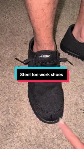 When a man can go to work in comfy shoes it’s a win. #workshoes #steeltoeshoes #steeltoe #shoes 