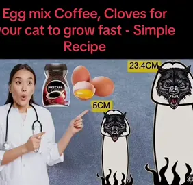 Egg mix Coffee, Cloves for our cat to grow fast - Simple Recipe #ConSantanderConecto #trendiing #onthisday #viral #worldwide @Ndimhle @Next Level Apparel 🇿🇦🇩🇪 