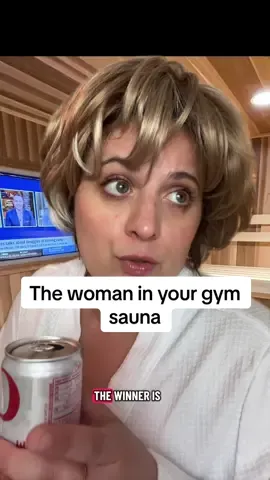 She’s got snacks. 🐟  #justagirl #sauna #comedywoman #characters 