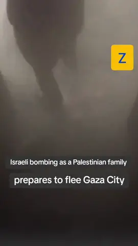 Israeli bombing as a Palestinian family prepares to flee Gaza City to the southern Gaza Strip. The family experienced moments of terror after the bombing struck nearby as they were preparing their belongings for forced displacement. The airstrike left children injured and damaged residential buildings. #gazachildren  #displacement  #gaza  #palestine  #israel 