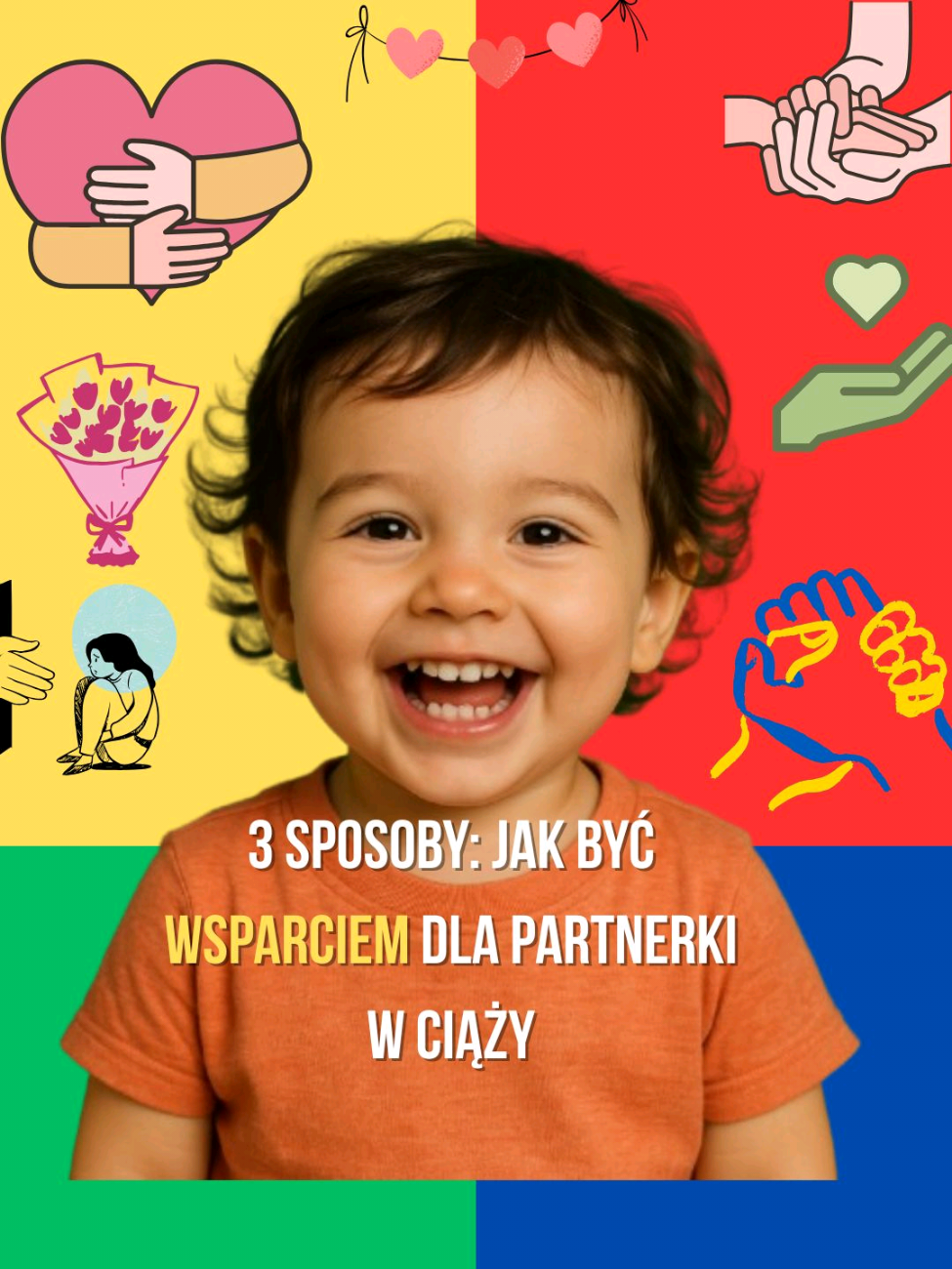 3 sposoby, jak być prawdziwym wsparciem dla partnerki w ciąży 🤰💑 #Ciąża #WsparcieDlaPartnerki #TataNaStart #Rodzicielstwo #cowrodzinietoniezginie 