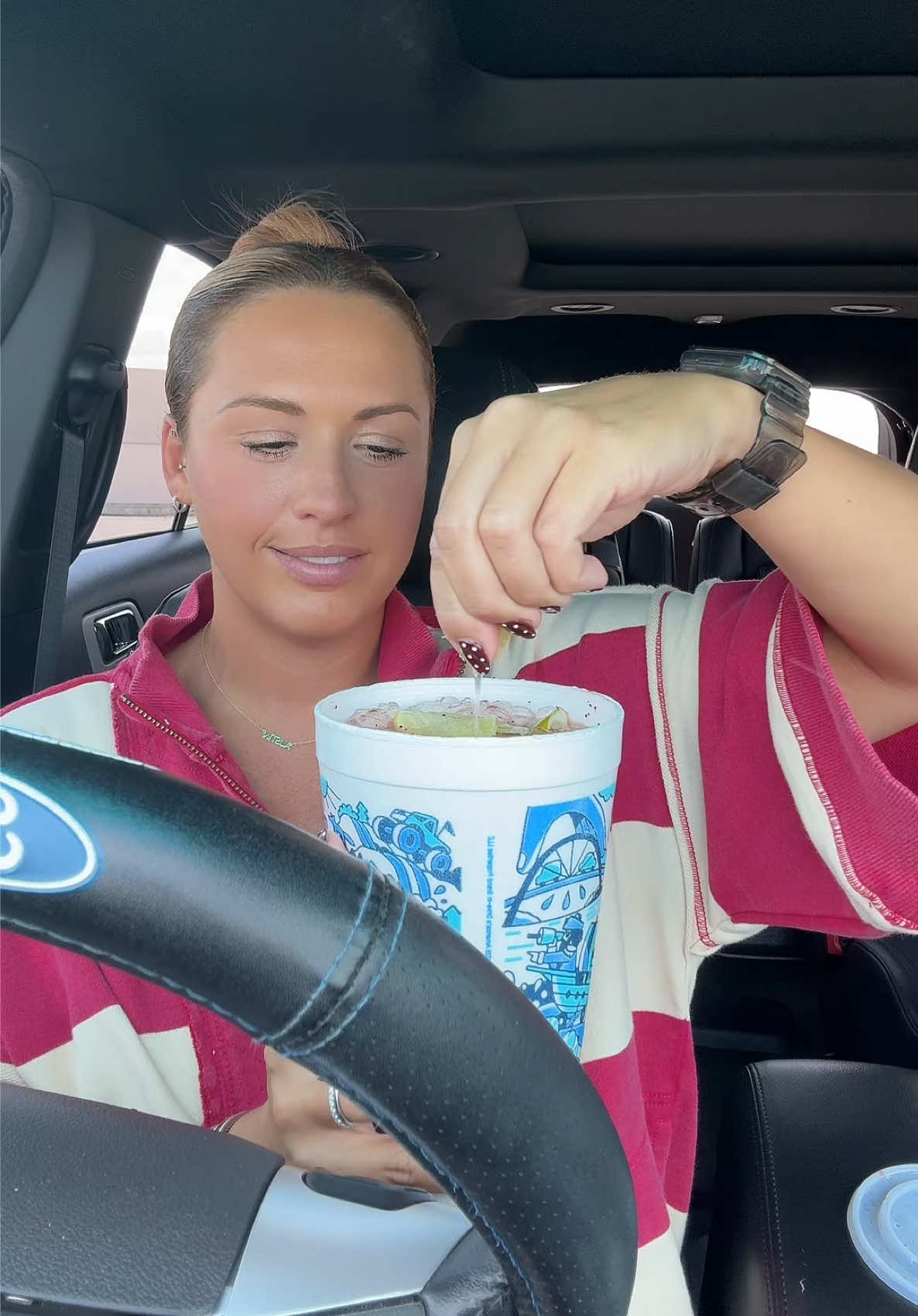 MY FAVORITE FOR YEARS 🫶🏻🍓🍋‍🟩 limes or lemon wedges are delicious! #sonic #water #watertok #drinktok @SONIC Drive-In 