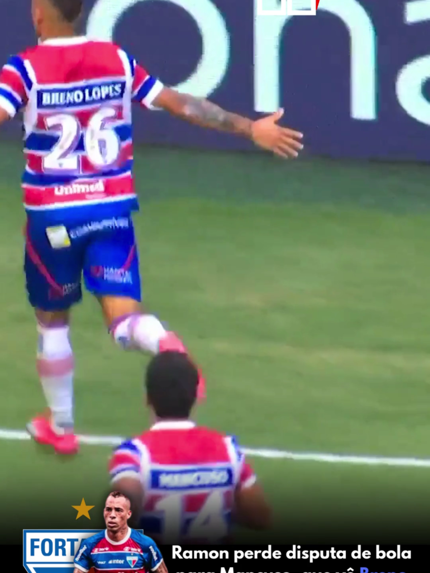 GOL DE BRENO LOPES DO FORTALEZA CONTRA O VITORIA #brenolopes #fortaleza #vitoria #futebol #brasileirao