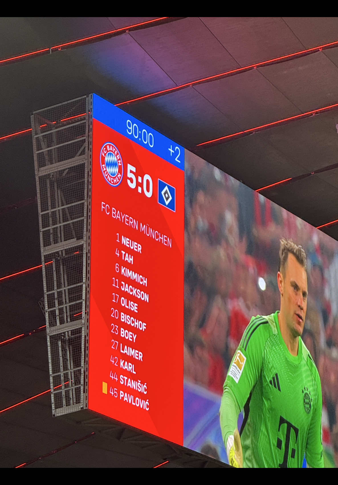 +3 #fcbayern #bayernmünchen #hamburg #bundesliga #hsv 