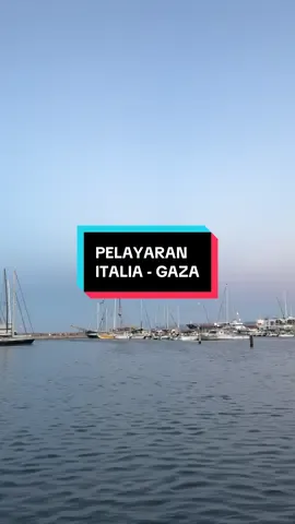 Alhamdulillah hari ini kapal-kapal @globalsumudflotilla mulai berlayar dari Italia menuju Gaza