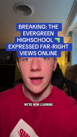 🚨 The Evergreen High 🔫 was radicalized by far-right extremist networks online. Something has to change.  #EvergreenHigh #StopTheHate #FarRight #SpreadPeace #greenscreen 