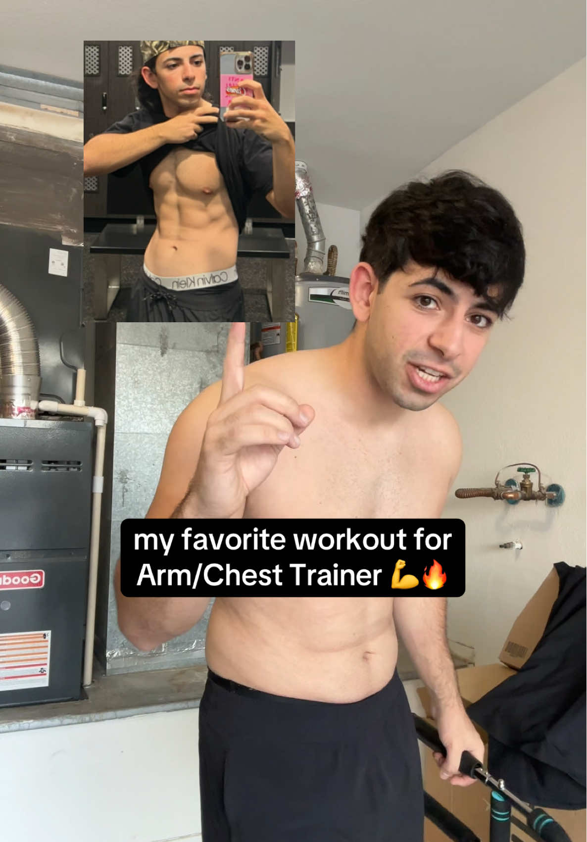 Favorite Personal workout with the Chest/Arm Trainer!!! 💪🔥 #homegym #training #chest #fyp 