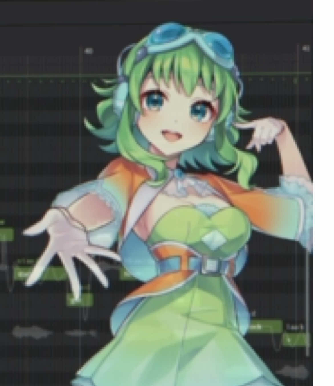 GUMI SV 2 / Headlock【Synthesizer V 2 Cover】 full cover in my bio!! #vocaloid #megpoidgumi #gumimegpoid #synthesizerv #fyp 